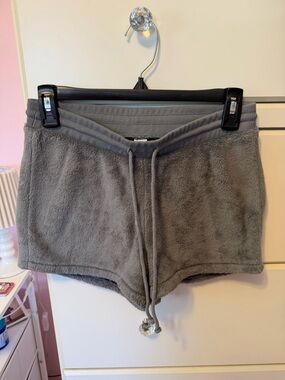Old Navy Gray Plush Lounge Shorts
